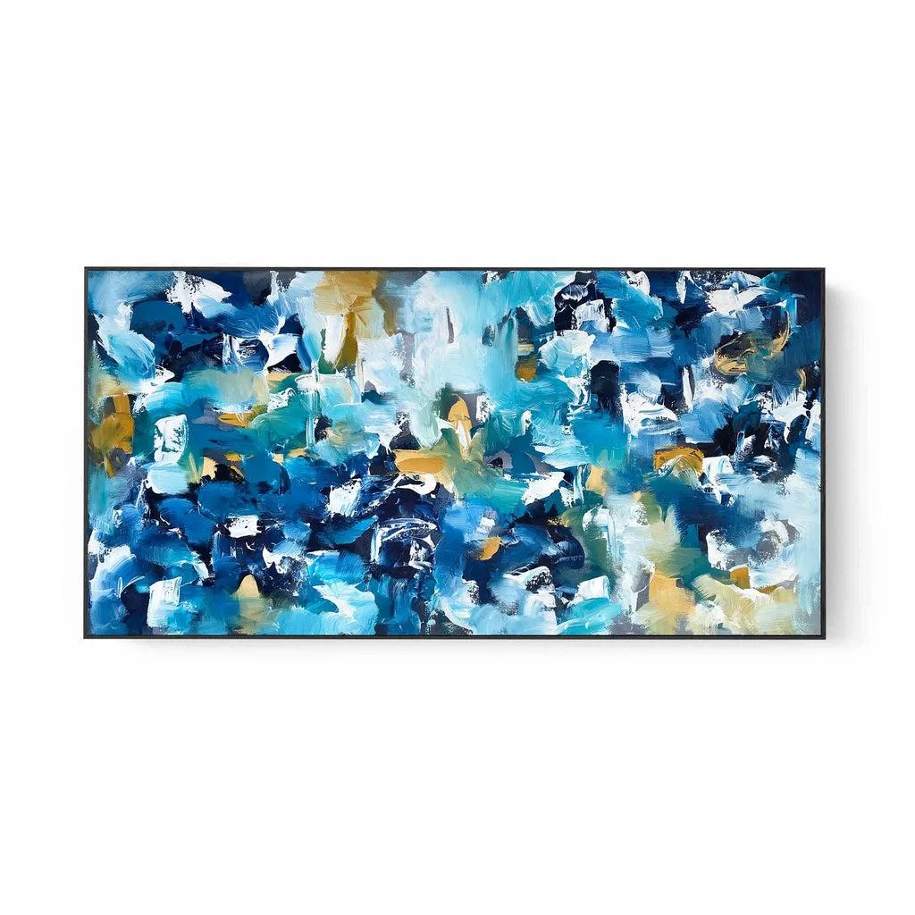 A Walk By The River Original Painting
