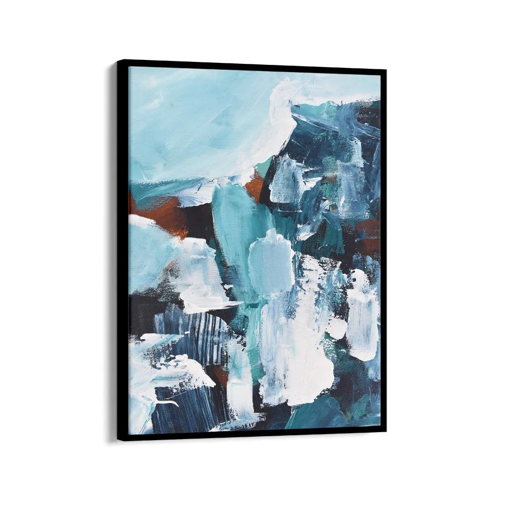 Abstract 187 Framed Canvas