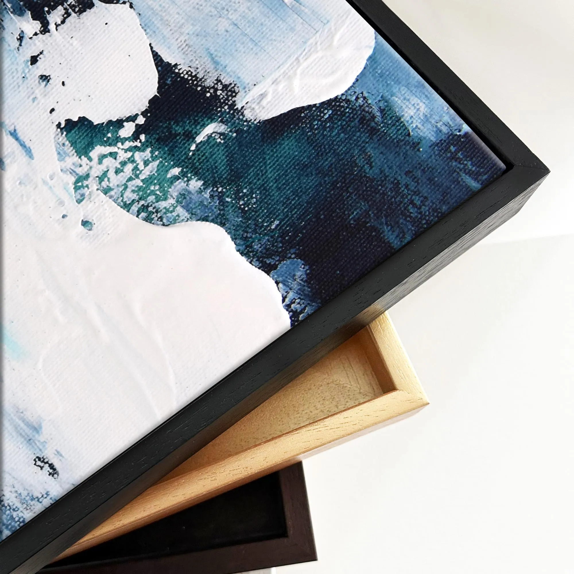 Abstract 187 Framed Canvas