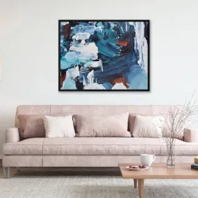 Abstract 189 Framed Canvas