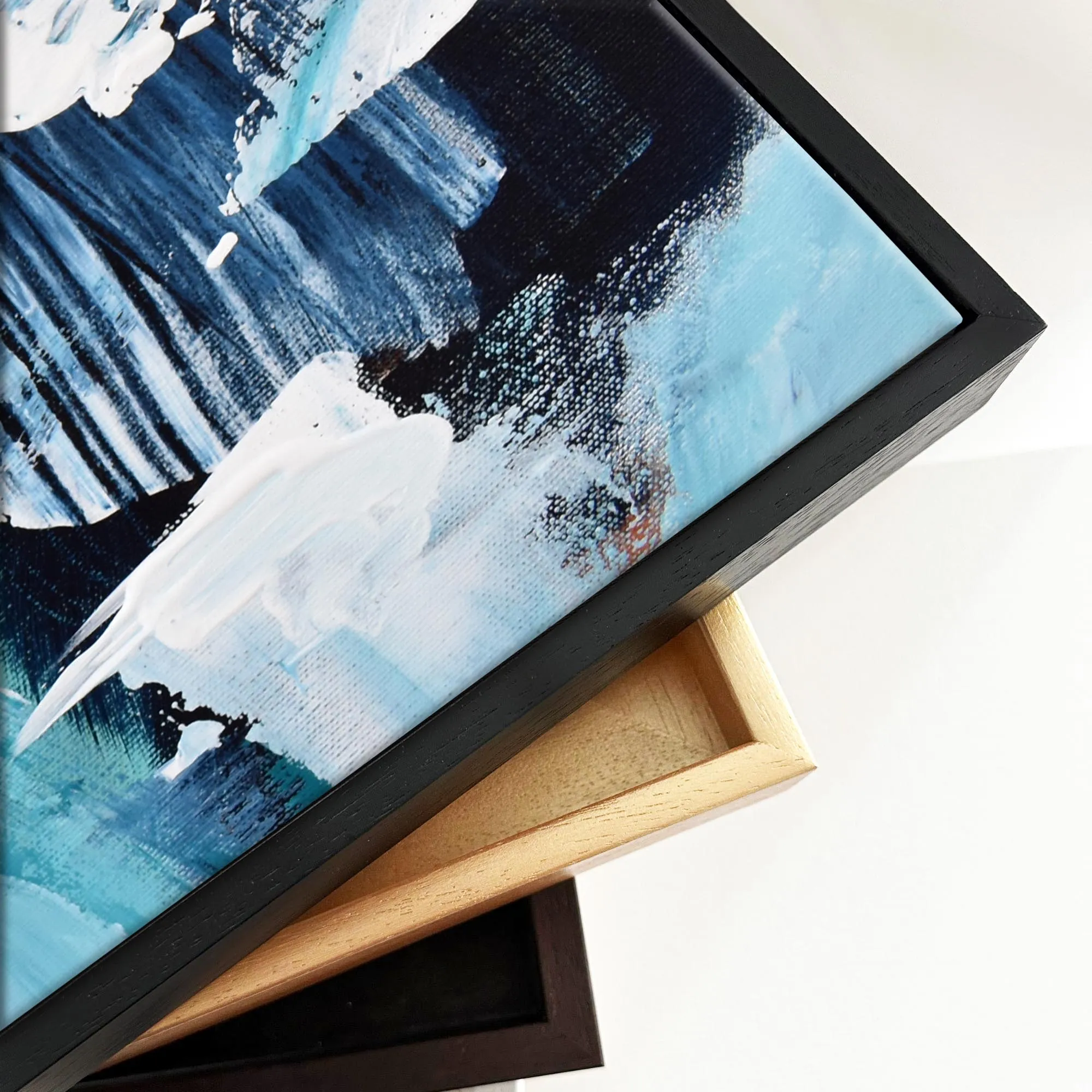 Abstract 189 Framed Canvas