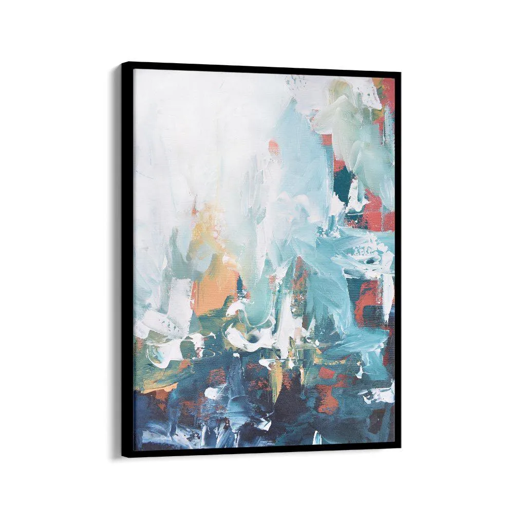 Abstract 209 Framed Canvas