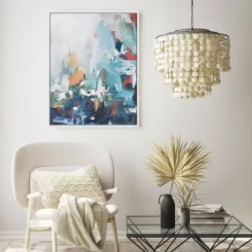Abstract 209 Framed Canvas