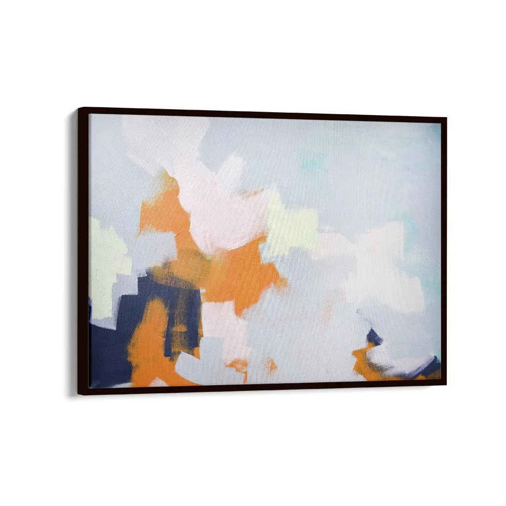 Abstract Clouds Framed Canvas
