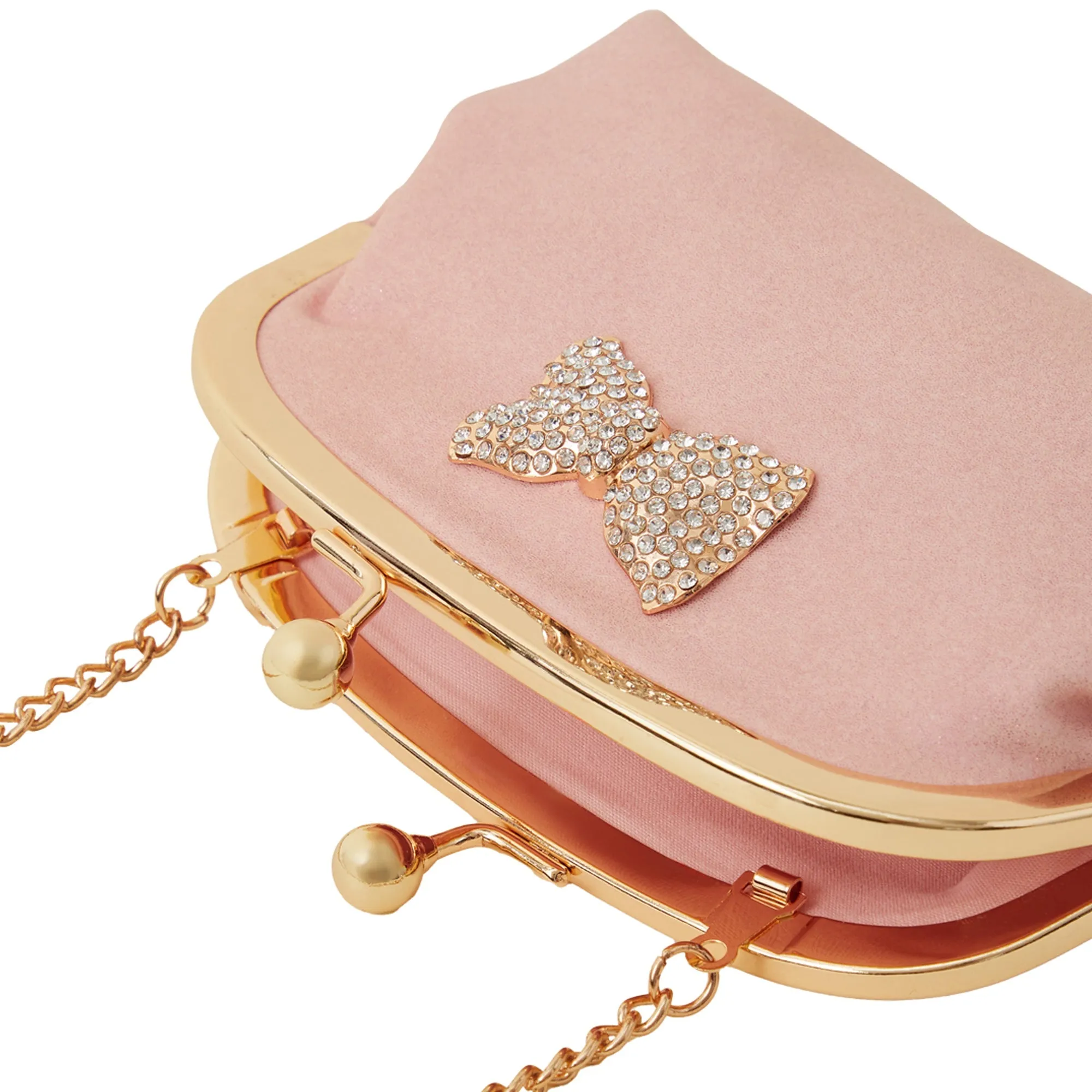 Accessorize London Bow Clip Frame Bag