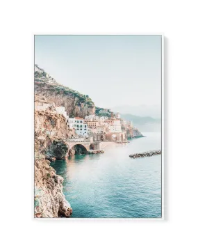 Amalfi Sunsets I | Framed Canvas Art Print