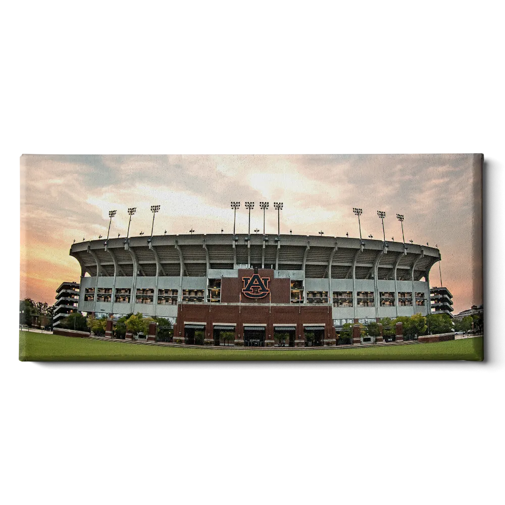Auburn Tigers - Sunset at Jordan-Hare Panoramic