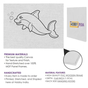 Baby Fish DIY Canvas Base for Painting