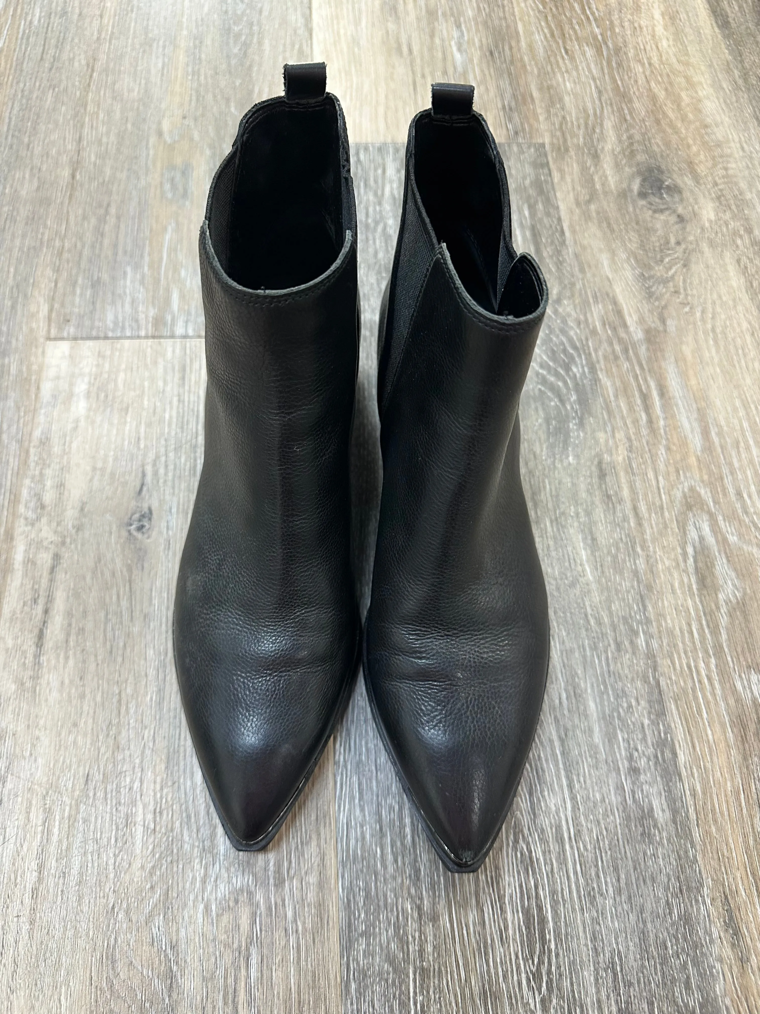 Boots Ankle Flats By Marc Fisher In Black, Size: 7.5