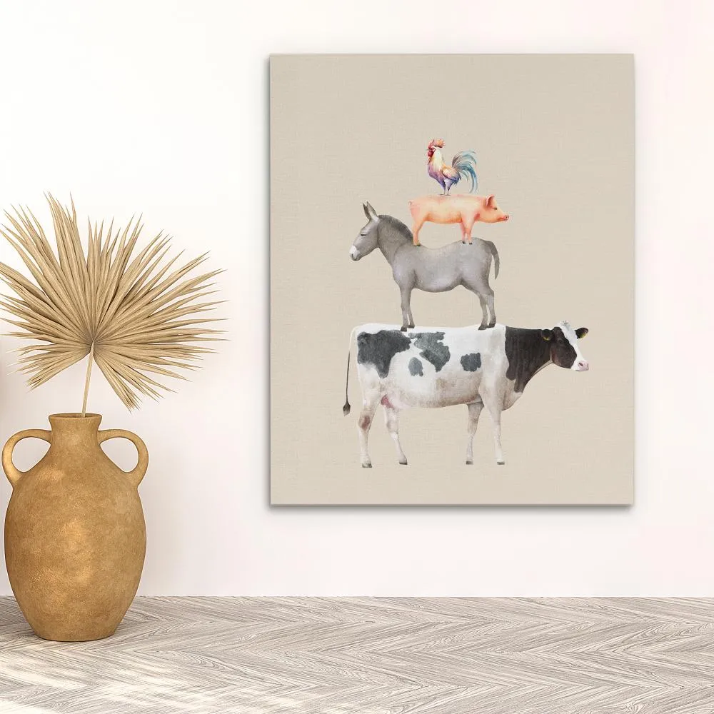 Cow Donkey Pig Chicken