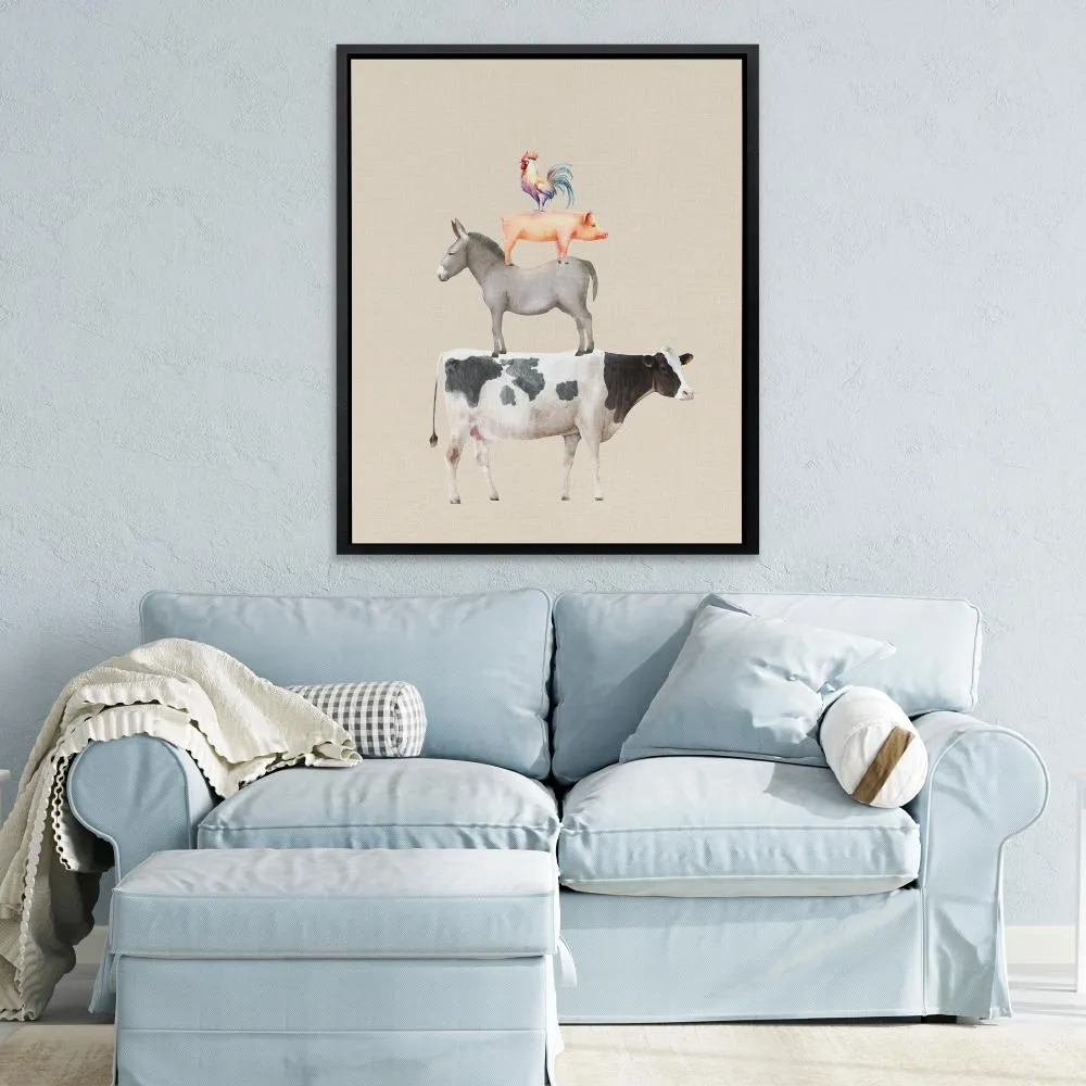 Cow Donkey Pig Chicken