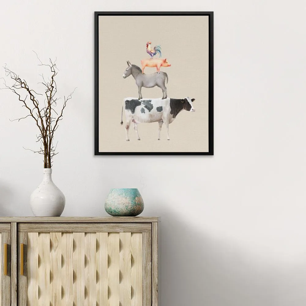 Cow Donkey Pig Chicken