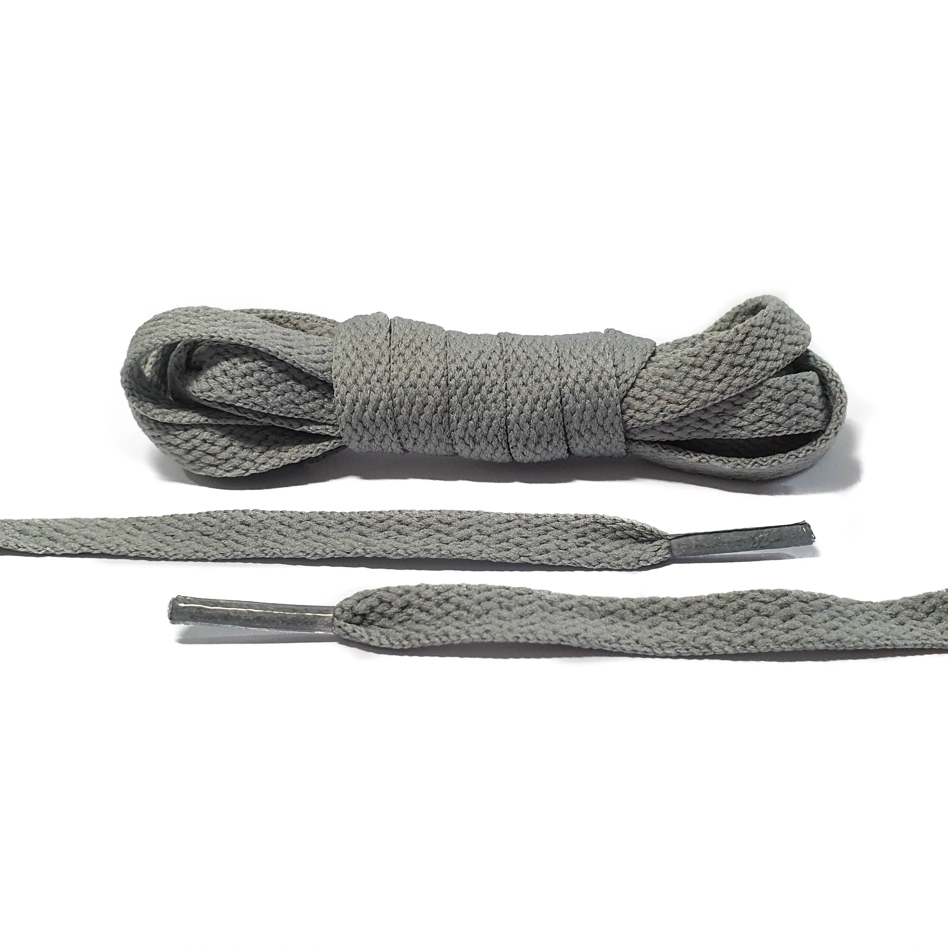 Dark Gray Flat Laces - Thin
