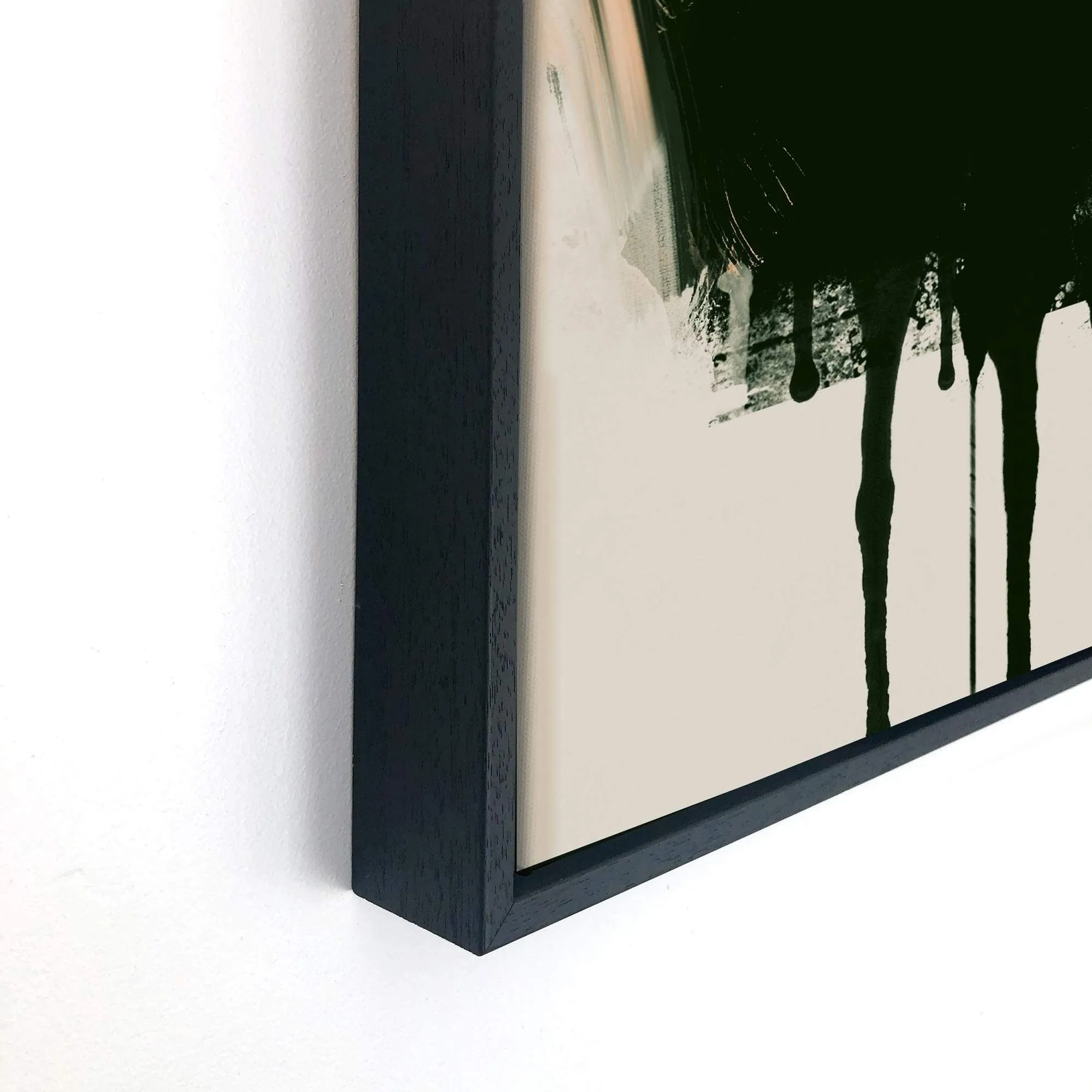 Dark Moors Framed Abstract Canvas Art