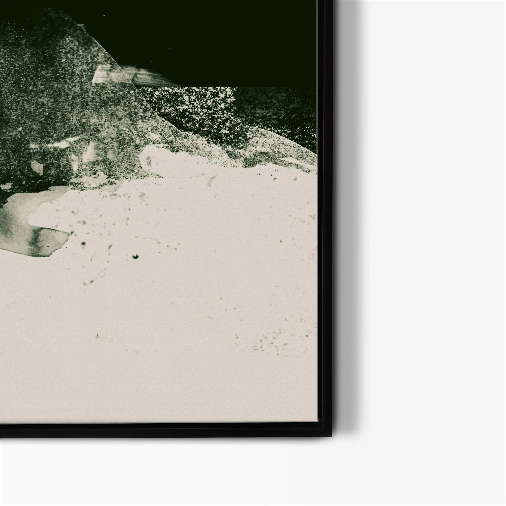 Dark Moors Framed Abstract Canvas Art