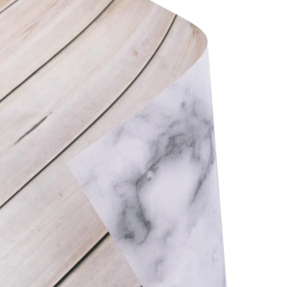Flat Lay Instagram Backdrop - 'Balmain' White Marble (56cm x 87cm)