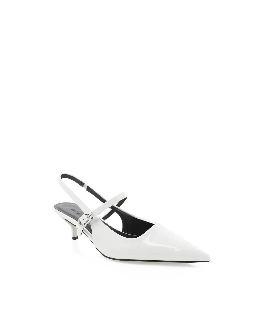 GERTA - WHITE PATENT