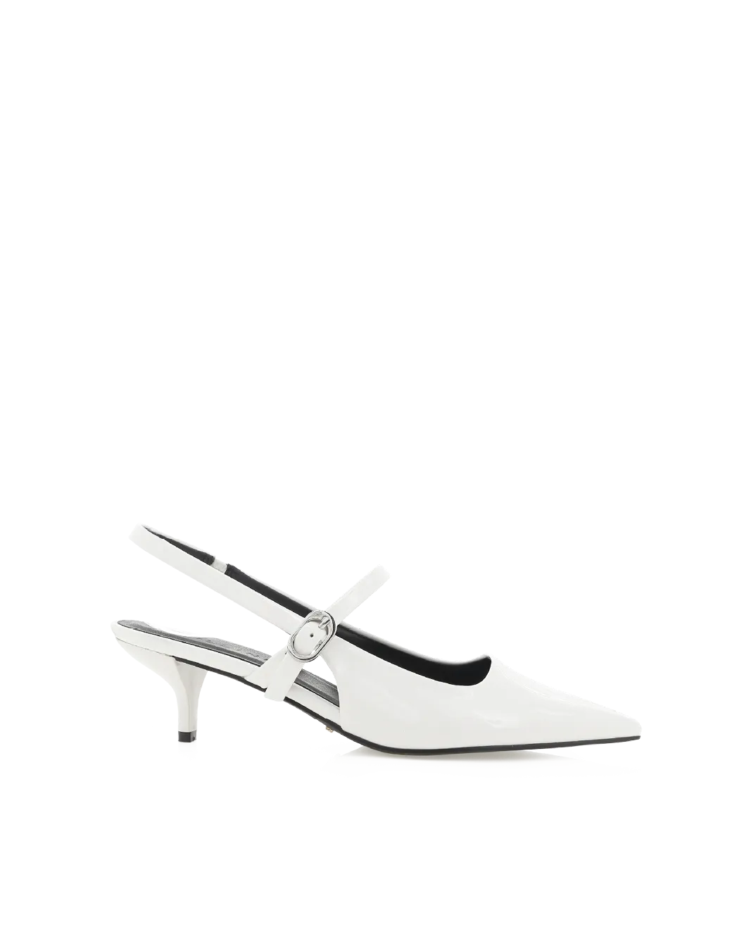 GERTA - WHITE PATENT