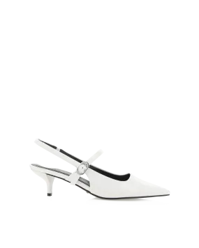 GERTA - WHITE PATENT