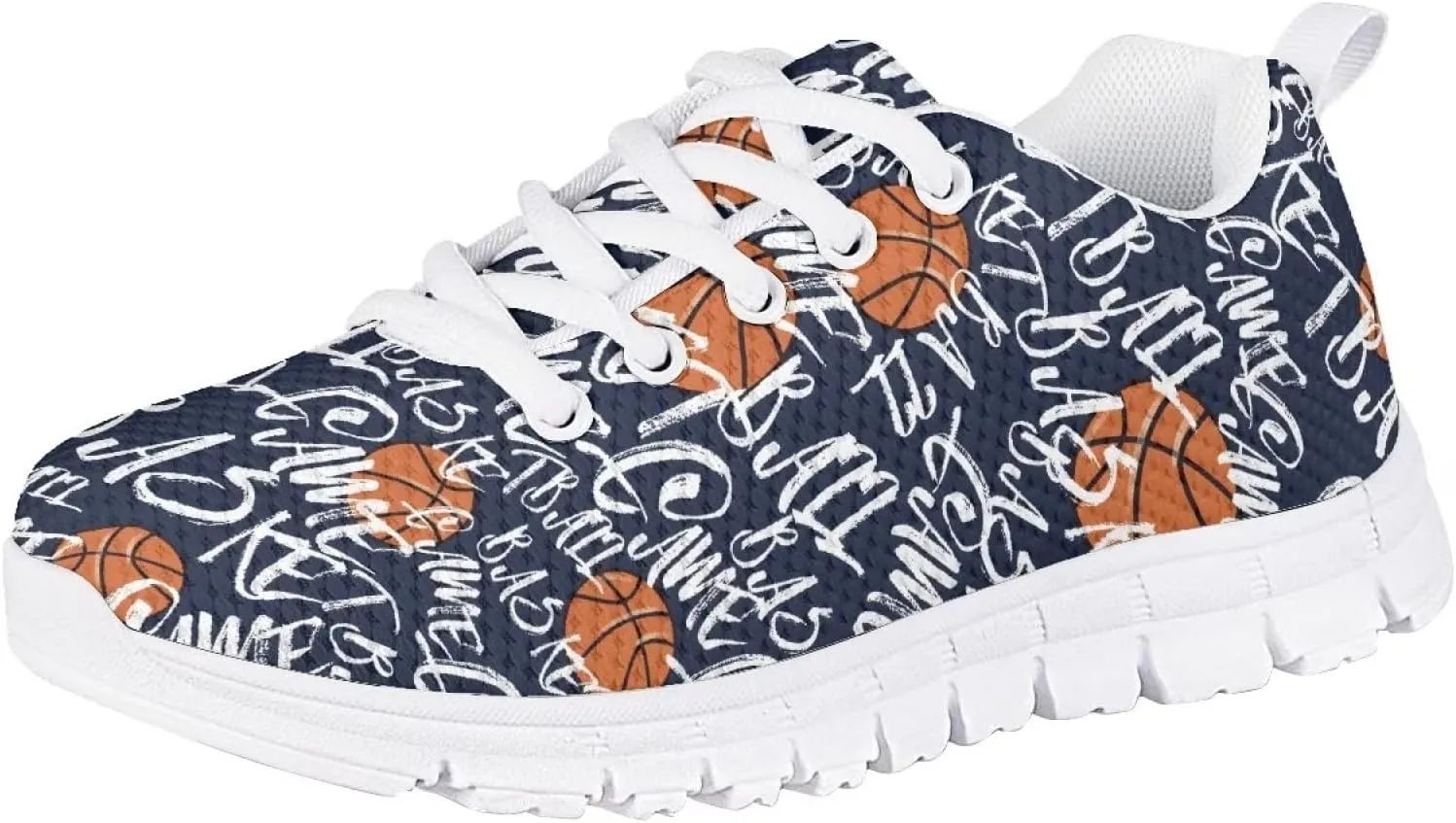GIFTPUZZ Kids Running Shoes Casual Mesh Breathable Walking Hiking Sports Sneakers Platform Flats