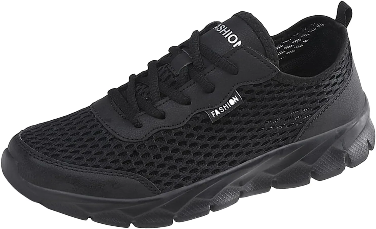 Mens Loafers & Slip-Ons Men Lightweight Breathable Mesh Shoes Running Shoes Mesh Shoes Lace Up Large Size Casual