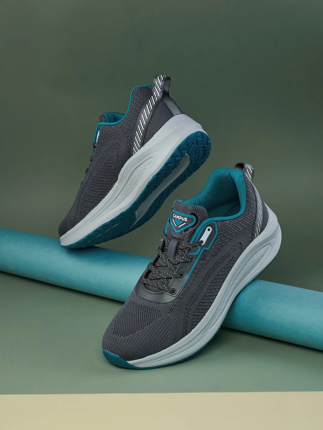 PLUSH Grey Men's Running Shoes
