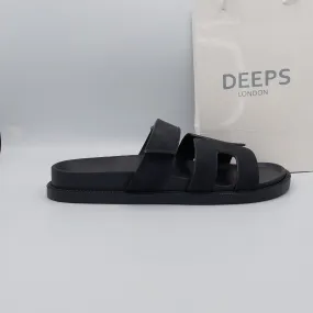VALERIE GLADIATOR VELCRO STRAP FLAT SLIDER SANDAL