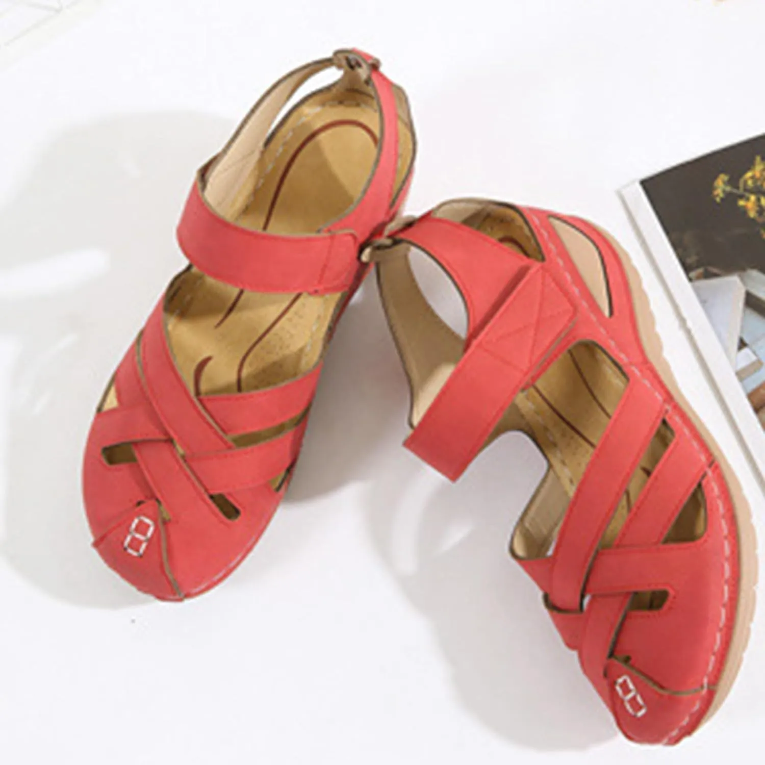 Women Canvas Slip On Lightweight Mule Sneaker,Summer Fashion Open Back Flats Walking Shoes Closed Round Toe Low Loafer Sneaker Summer Flats Top Comfort Sandals Flat Slippers Non-Slip Sneakers