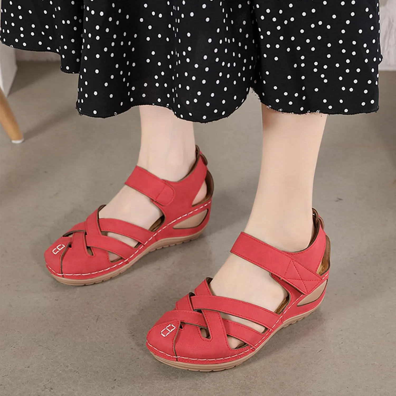 Women Canvas Slip On Lightweight Mule Sneaker,Summer Fashion Open Back Flats Walking Shoes Closed Round Toe Low Loafer Sneaker Summer Flats Top Comfort Sandals Flat Slippers Non-Slip Sneakers