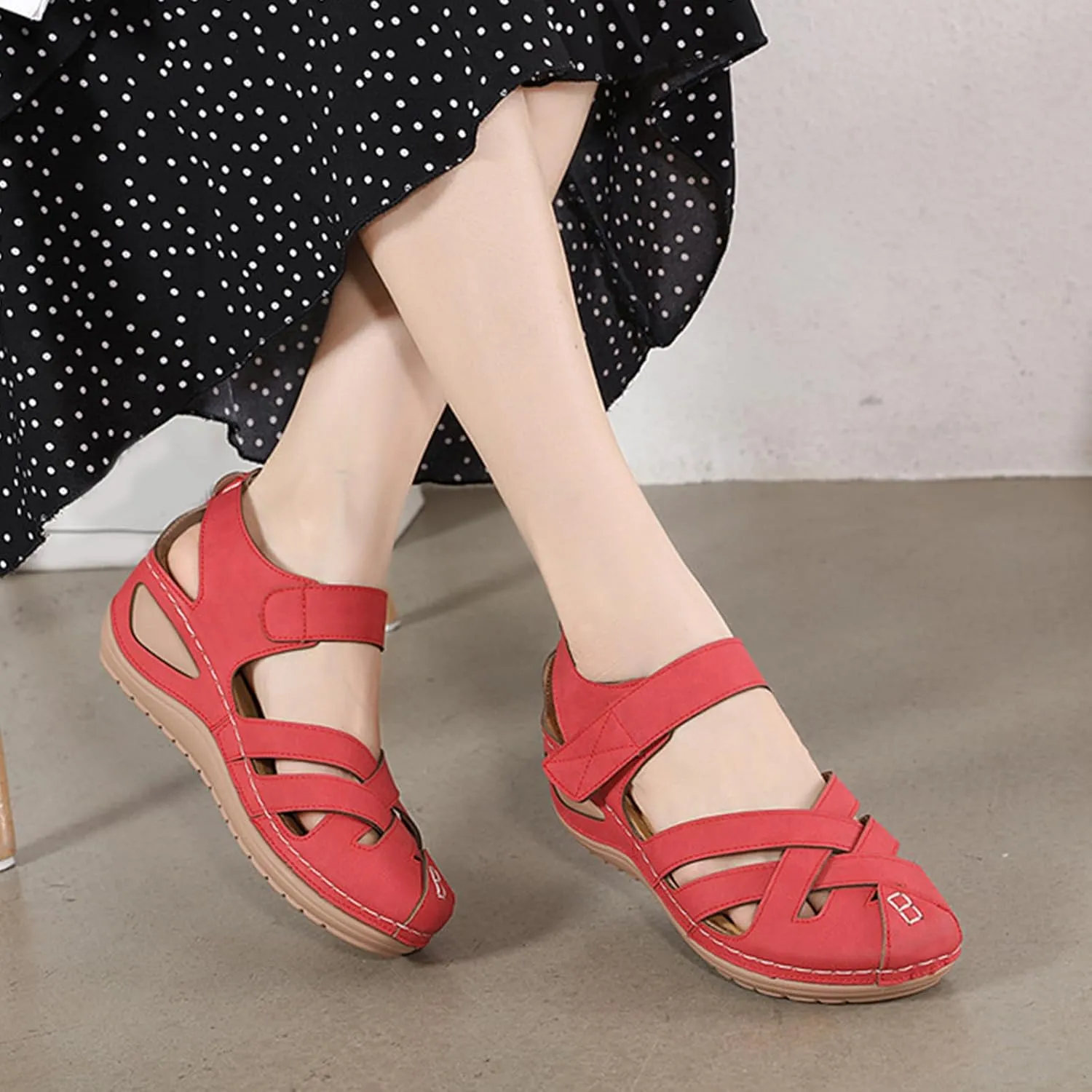 Women Canvas Slip On Lightweight Mule Sneaker,Summer Fashion Open Back Flats Walking Shoes Closed Round Toe Low Loafer Sneaker Summer Flats Top Comfort Sandals Flat Slippers Non-Slip Sneakers