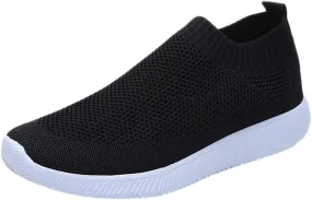 Womens Non Slip Work Shoes Slip On Water Resistant Walking Shoes Women Fashion Women Shoes Casual Women's Fashion Sneakers Steel Toe Tennis Shoe Cross Trainer Shoe